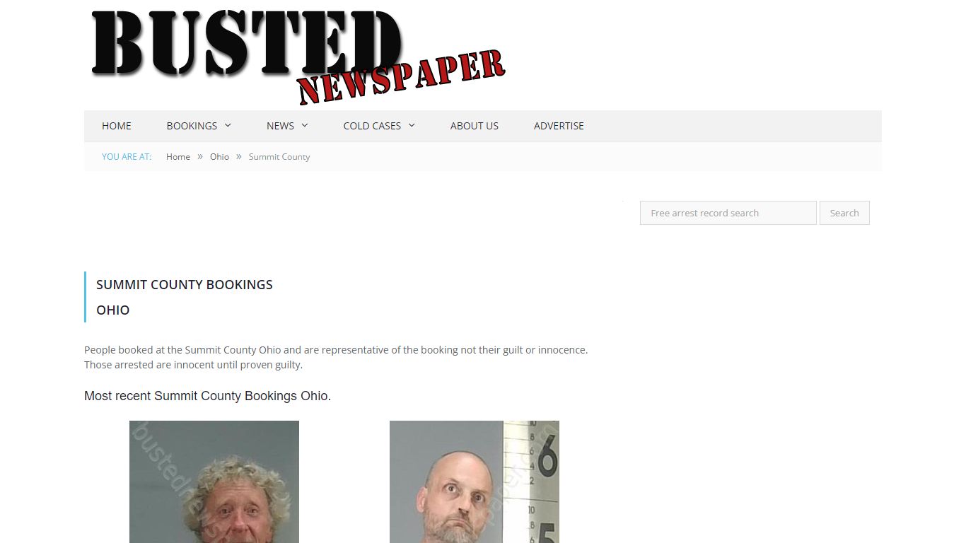 Summit County, OH Mugshots - BUSTEDNEWSPAPER.COM